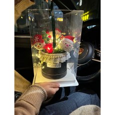 耶誕節玩偶花束禮盒, 棕色熊禮盒, 1個