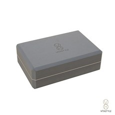 【VITASTYLE】灰色瑜珈磚 台灣製EVA瑜珈磚, 詳見包裝, 詳見包裝