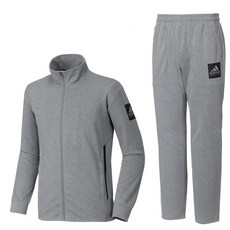 阿迪達斯武術新款運動服套裝男女通用 TR110 灰色