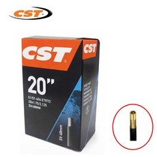 CST 20인치(406) 미니벨로 전기자전거 E-BIKE 튜브 슈레더 벨브 48mm, 1개