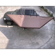 270도 자동차 어닝 부채꼴 타프 SUV 햇빛 캠핑 그늘막, 180도 2m 에어 로프+말뚝