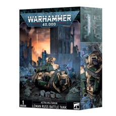 【戰鎚40K】Astra Militarum Leman Russ Battle Tank - 星界軍黎曼魯斯戰鬥坦克, 1個