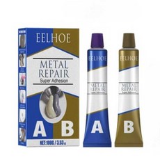 AB 2개 세트 LHOE 결함 철 보수 균열 금속 구멍 수리 메탈 쇠 1 강력, 50ml