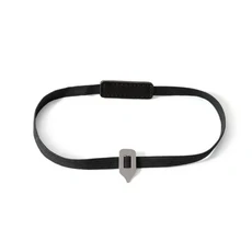 저널 읽기용 금속 슬라이딩 포인터가 있는 탄성 북마크 북 마커, Black