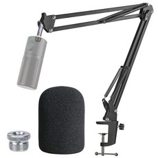 YOUSHARES Razer Seiren V3 미니 마이크용 마이크 붐 암 - V2 X Mini 및 X와 호환되는 조절 가능한 암 스트리밍 게임 팟캐스트에 적합한 스탠드, 01 RazerX 붐 암