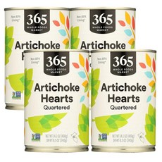 365 홀푸드마켓 아티초크 하츠 쿼터드, 4개, 400g