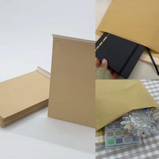 접착식 뽁뽁이 크라프트 봉투 (대) 10개 에어캡봉투 에어캡안전봉투 안전택배봉투 택배용