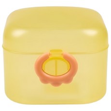 寶寶咬咬牙膠收納盒 安撫奶嘴磨牙棒防塵盒 嬰兒多功能收納盒 固齒器/手搖鈴收納盒, 透黃