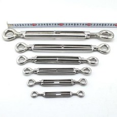 304 스테인레스 스틸 아이 앤 턴버클 와이어 로프 텐션 타이트너 M4 M10 A2 개, 01 M4