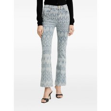 게스 X 마르시아노 로고 자카드 진