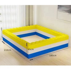 대형블록 주니어 가정 교육용 벽돌블록 완구 빅블럭, D. 72개