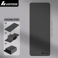 이지몰 논슬립 대형 요가 홈트 매트 층간소음 방지 두꺼운 헬스 매트, 1개, 블랙