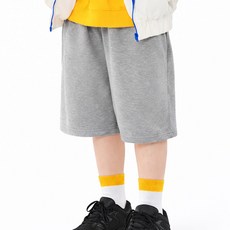 아이크레용 아동 주니어 순면워싱 10컬러 와이드핏 5부 트레이닝 밴딩 반바지