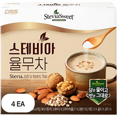 스테비아스위트 율무차, 18g, 20개입, 4개