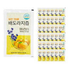 자연식품 자연 그대로 배도라지즙, 100ml, 100개