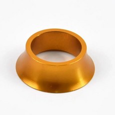 도로 자전거 헤드셋 테이퍼 와셔 산악 자전거 CNC 헤드셋 커버 스템 스페이서 산악 자전거 사이클링 부품, 색상: 3. Gold, 1개
