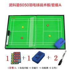 테니스 전술판 작전판 스포츠 코치 교사 보드, A - 펜 2개