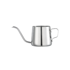 天使網購 咖啡手沖壺 304不鏽鋼 咖啡細口壺 手沖壺 咖啡壺 掛耳咖啡手沖壺, 1個, 250ML原色鏡面-無蓋