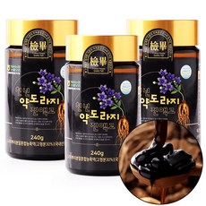 천년 약도라지 진액고 국내산 약도라지 농축액 선물, 240g, 3개