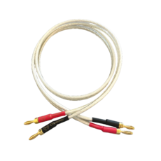 川木 英國手工製作6N發燒喇叭線 無氧銅鍍銀香蕉頭喇叭線 發燒音箱線 專業 hifi喇叭, 無, 黑紅, 1個