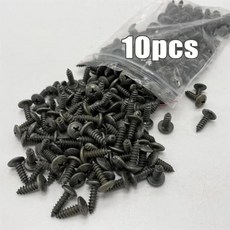 개개 혼합 자동차 금속 나사 탭핑 패스너 클립 방지 보호 철판, 2. 10pcs Screws, 1개