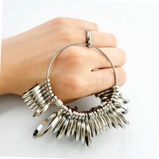 손가락 둘레 반지 사이즈 측정기 호수 재는 링게이지 반지호수측정기 손가락둘레재기 쥬얼리공구