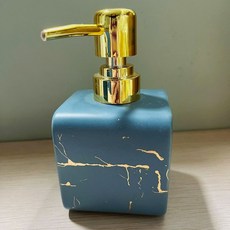 통 소분 소품 고급 욕실 물비누 주방 다용도 호텔식 펌핑 꾸미기 용기, 1개, I. 무광 그레이 소형 사각 기둥 병