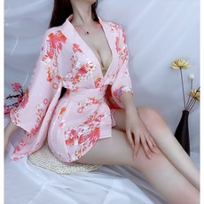 기모노 코스튬 일본풍 유카타 슬리브 코스프레 파자마 의상