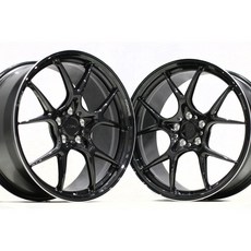 ASGA 鍛造鋁圈 FA01 鍛造 19吋 5孔112 麗車坊, 1個, 鋼琴黑(ET32)