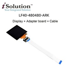4인치 IPS 정전식 터치 디스플레이 고화질 LCD RGB Luckfox Pico, LF40-480480-ARK