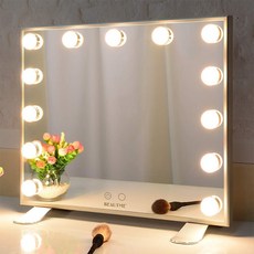LED 화장대 조명 붙이는 거울조명 메이크업 조명 USB 3색 밝기조절 거울조명, 14개