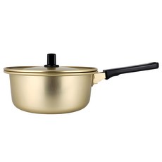 NAMSUN 滾沸單柄黃銅鍋, 1個, 18cm, 黃色