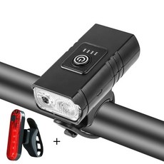 자전거 라이트 T6 LED USB 충전식 MTB 산악 램프 1000LM 손전등 액세서리, 100 300 루멘, lt 1000 마 gt, a set