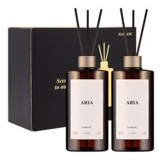 플로랑 대용량 인테리어 디퓨저 향기뿜뿜 선물세트, 2개, 500ml, 아리아