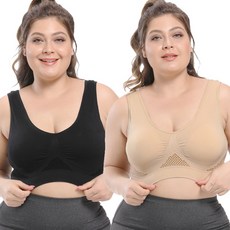 Beauty5C 2件組 大尺碼 BP-02 無鋼圈Bra Top 尺寸