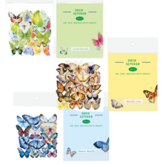 책갈피만들기 압화책갈피 DIY 책갈피 꾸미기 세트, 120개, 나비스티커 3종