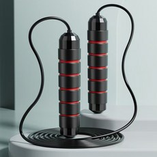 원픽 PVC 와이어 베어링 줄꼬임 방지 줄넘기 유산소운동 홈트레이닝 헬스전문가용, 1개, 레드