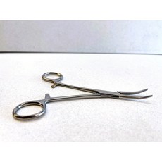 四寶的店 附發票 源杏 彎式 14cm 清潔耳朵 拔耳毛 犬 狗 寵物美容師考試必備, 1個, 彎頭鉗 14cm /支