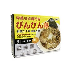Binbinte中華醬油拉麵 3包入, 1盒