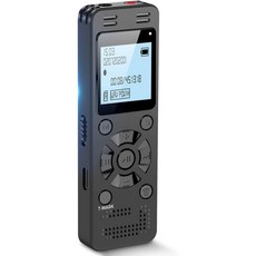 강의 회의용 128GB 디지털 음성 녹음기 - EVIDA 9296시간 음성 활성화 녹음 장치 오디오 녹음기재생 비밀번호 포함, 32.0 GB