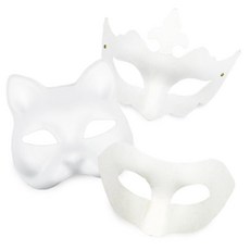 학교 유치원 종이가면 가면, 고양이, 1개, 고양이