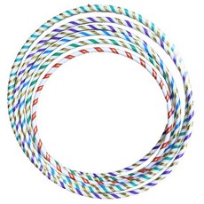 彩虹呼拉圈 直徑71cm 台灣製造, 顏色隨機, 1個, 0.19kg