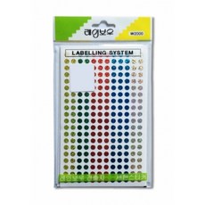 새한 견출지 반짝이 NO.5357장 1680개_원형5mm