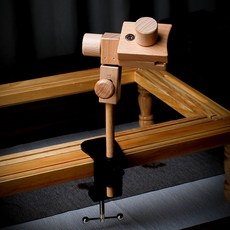 繡架繡繃支夾桌面法式繡架框固定夾手工diy刺繡工具十字繡桌邊夾, 黑色底座桌邊夾繡架（無繡繃）, 1個