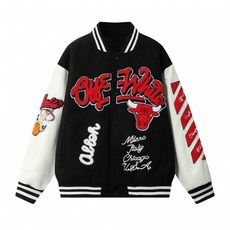 COSYEVNO 남성 야구점퍼 봄 가을 빈티지 패션 캐주얼 빅사이즈 루즈핏 코디 커플 점퍼 lyjnsbqjk07