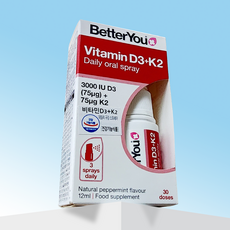 베러유 베러유 비타민D 3000IU + K2 고함량 액상 구강 스프레이, 1개, 12ml
