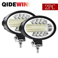 트랙터 타원형 LED 헤드 라이트 수확기 작업 조명 헤드 램프 오프로드 John Deere 스프레이 어 Kubota Toyo, 04 2pcs 5inch 30W