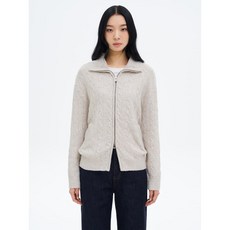 브랜드정품 에잇세컨즈 8SECONDS 케이블 카라넥 가디건 카디건 베이지 263417