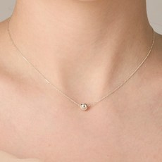 미미제이 925 실버 심플 레이어드 볼 체인 은 목걸이 여자친구 선물