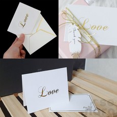 위아더 축하 메시지 카드 메모카드, LOVE